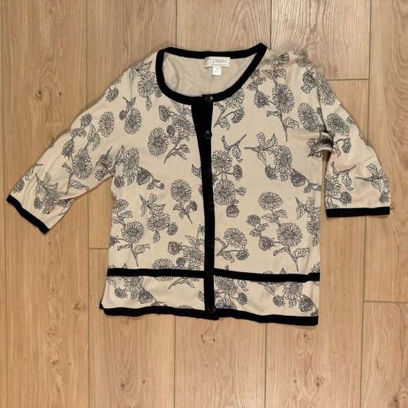 CJ Banks Sunflower Sweater Size X - Picture 1 of 4